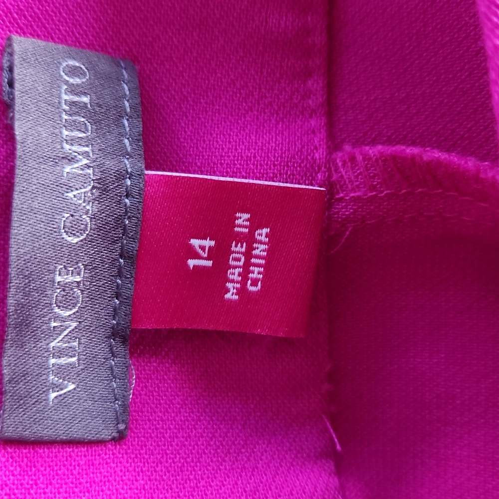 Vince Camuto Fuchsia Women's Trousers Size 14 - Picture 6 of 6